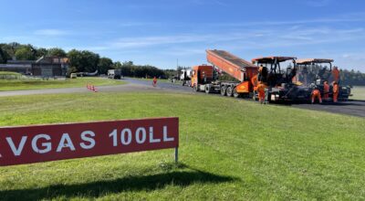 Rénovation du taxiway de l'aérodrome